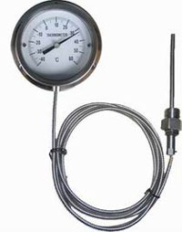 gas filled thermometer capillary type